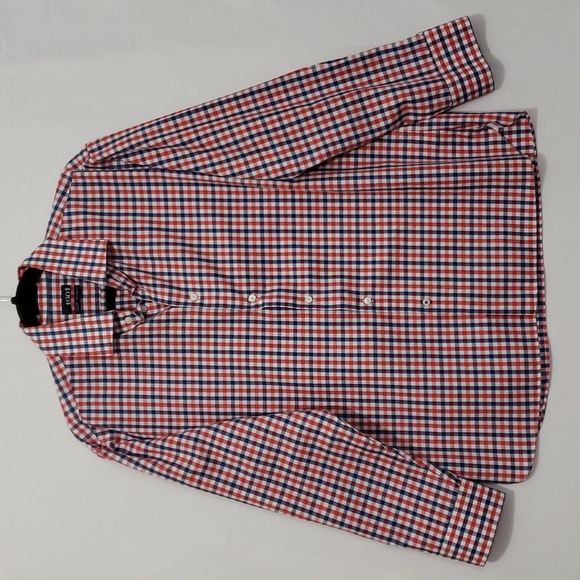 1901 Other - 1901 Mens Button Down Checked Plaid Long Sleeve Shirt